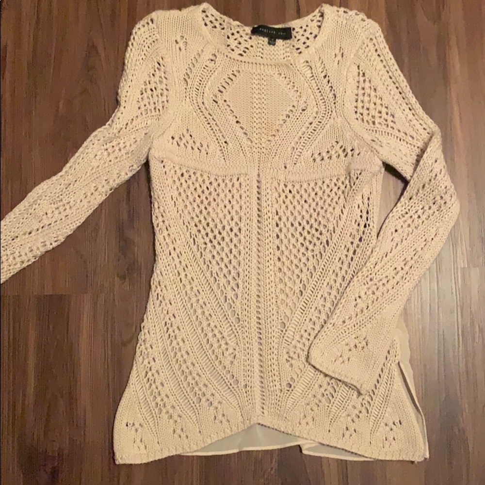 English rose crochet sweater